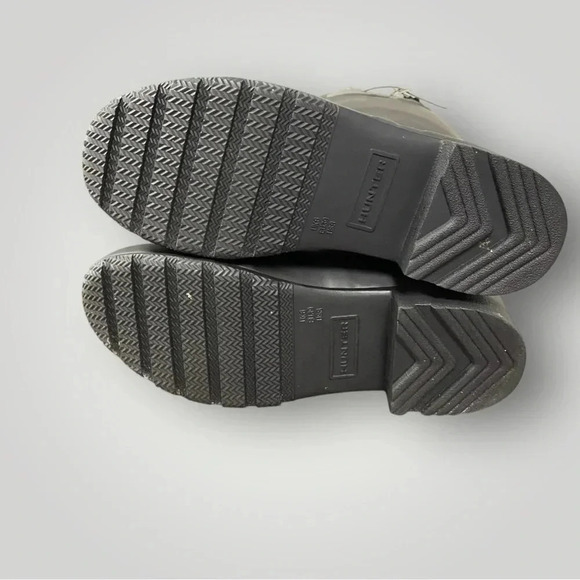 Hunter 'Original Tour' Packable Rain Boots Black Gray Womens 8 M - Picture 7 of 8